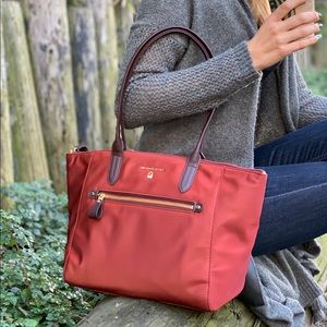 Michael Kors Kelsey Medium Nylon Top-Zip Tote
